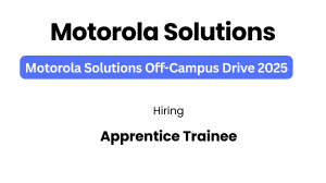 Motorola Solutions Off-Campus Drive 2025