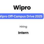 Wipro Internship 2026