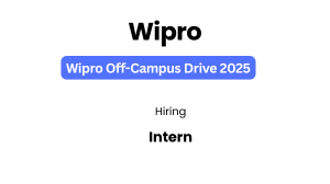 Wipro Internship 2026 Hiring Intern