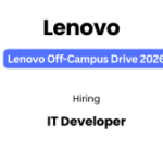 Lenovo Off-Campus Drive 2026