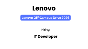 Lenovo Off-Campus Drive 2026