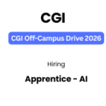 CGI Off-Campus Drive 2026