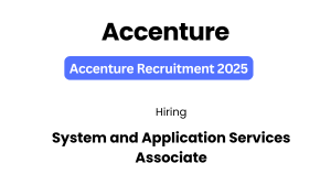 Accenture Jobs for Freshers 2025