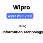 Wipro WILP 2026
