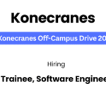 Konecranes Trainee Software Engineer Job in Pune 2026 | Apply Online