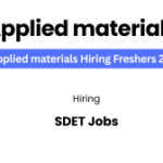 Applied Materials SDET Jobs 2026