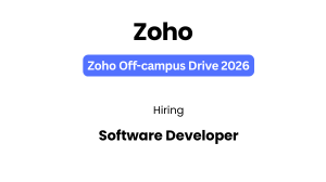 Zoho Software Developer Jobs – Apply Now in Bangalore