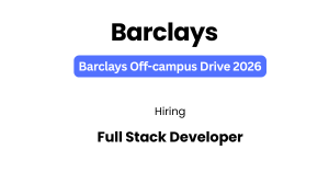 Barclays Off-Campus Drive 2026