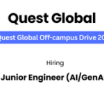 Quest Global Junior Engineer Jobs