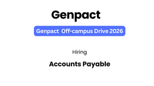 Genpact Walkin Drive 2026