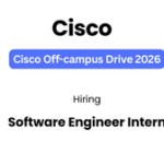 Cisco Software Engineer Intern Women Internship Program