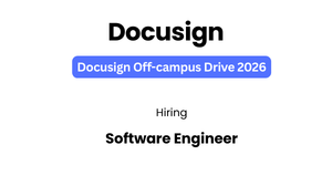 Docusign Off-Campus Drive 2026