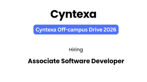 Cyntexa Off-Campus Drive 2026