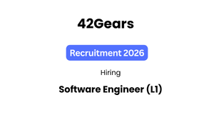 Software Engineer L1 Job Bangalore
