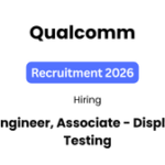 Qualcomm Engineer Job in Bangalore