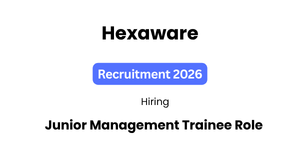 Hexaware Off-Campus Drive 2026