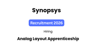 Synopsys Analog Layout Apprenticeship Job