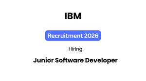 IBM Recruitment 2026