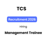 TCS MBA HR Off Campus Hiring 2026