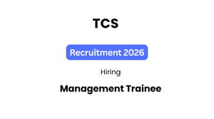 TCS MBA HR Off Campus Hiring 2026