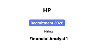 HP Recruitment 2026