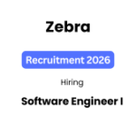 Zebra Technologies Software Engineer I Job