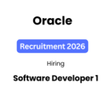 Oracle Software Developer 1 Job 2026
