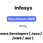 Infosys hiring Freshers 2026