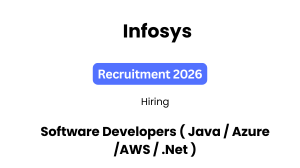 Infosys hiring Freshers 2026