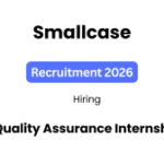 Smallcase Recruitment 2026