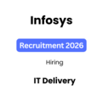 Infosys Recruitment 2026