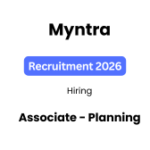 Myntra Off-campus Drive 2026
