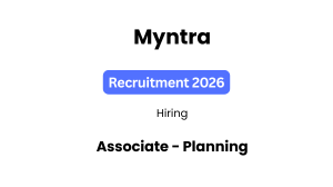 Myntra Off-campus Drive 2026
