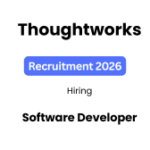 Thoughtworks Recruitment 2026