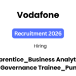 Vodafone Recruitment 2026