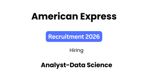 American Express Freshers Recruitment 2026