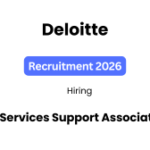 Deloitte Recruitment 2026
