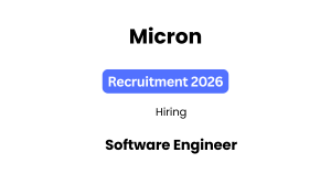 Micron Recruitment 2026