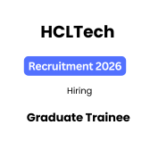 HCLTech Mega Off-campus Drive 2026