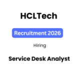 HCLTech Off-campus Drive 2026