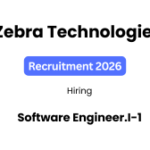 Zebra Technologies Software Engineer.I-1 Hiring 2026