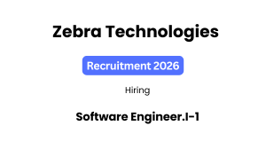 Zebra Technologies Software Engineer.I-1 Hiring 2026