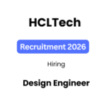 HCLTech Hiring PDK Design Engineer