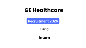 GE HealthCare Intern Recruitment 2026