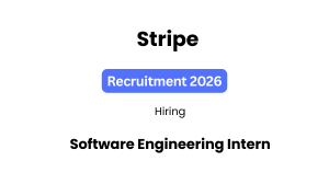 Stripe Recruitment 2026 | Software Engineer Intern | Bengaluru | Apply Online