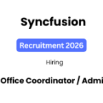 Syncfusion Recruitment 2026
