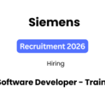 Siemens Recruitment 2026