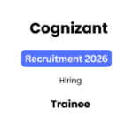 Cognizant Recruitment 2026