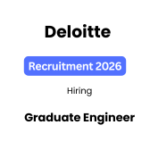 Deloitte Recruitment 2026