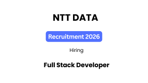 NTT DATA Recruitment 2026